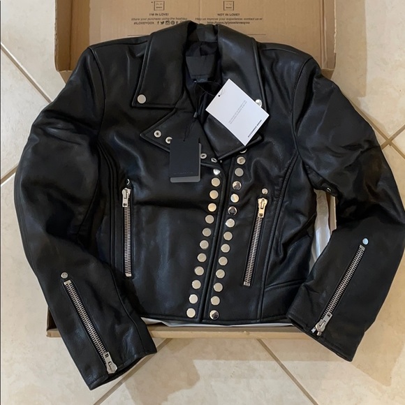 Leather biker jacket - Picture 13 of 16